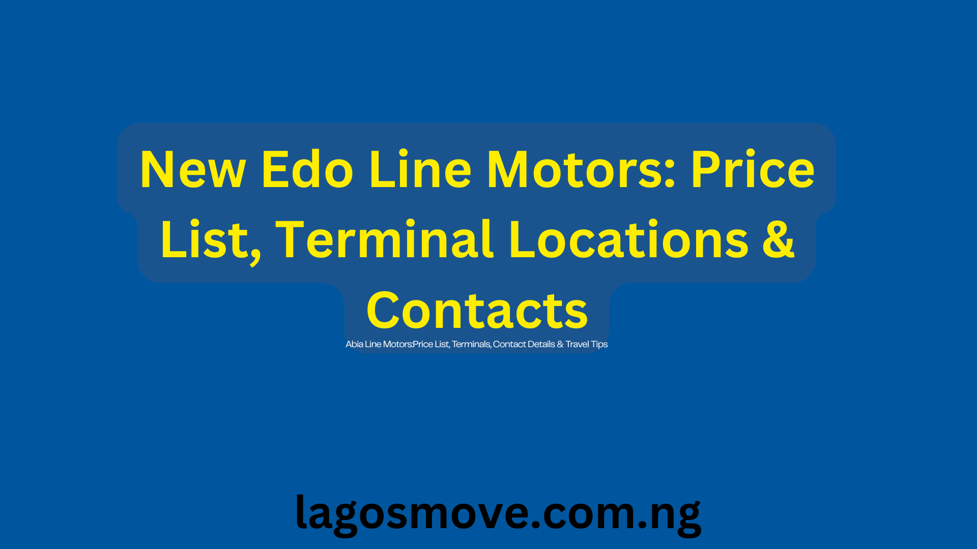 New edo line motors