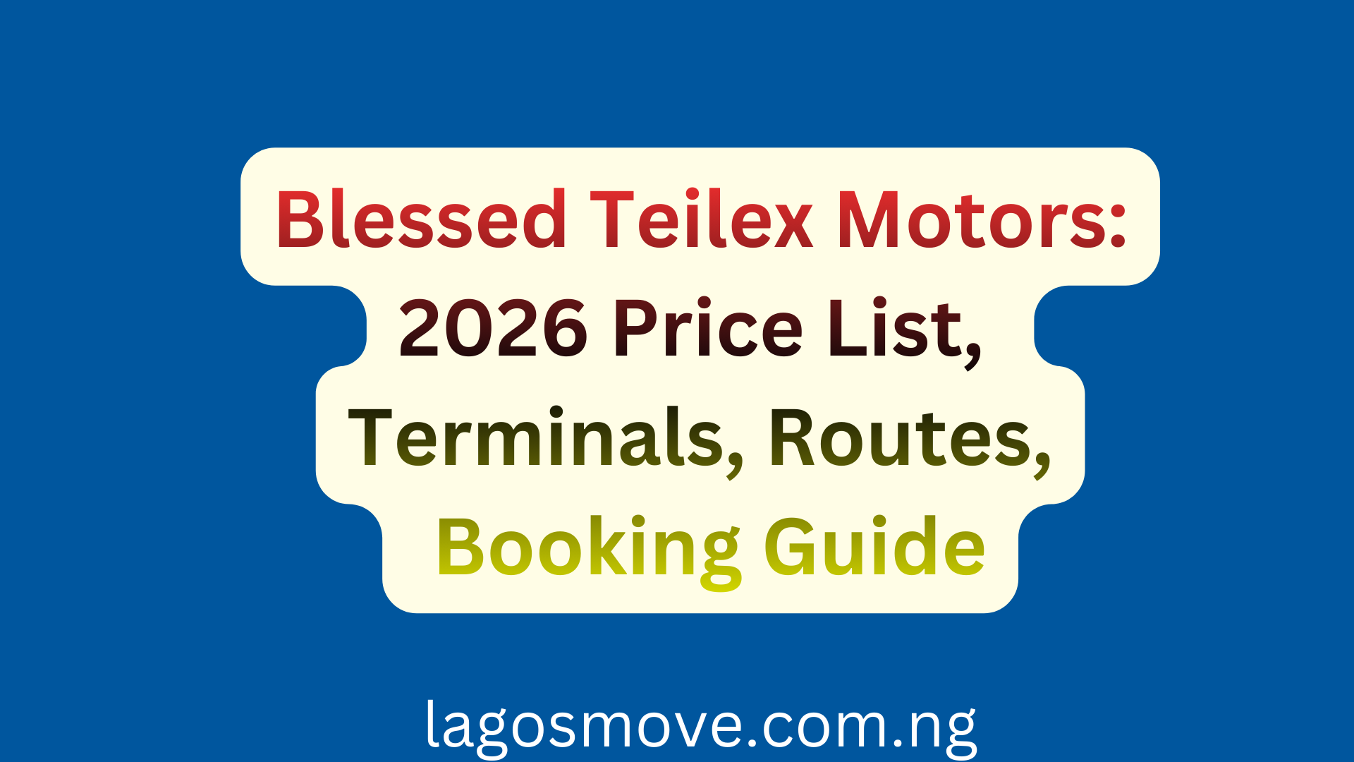 Blessed Teilex Motors