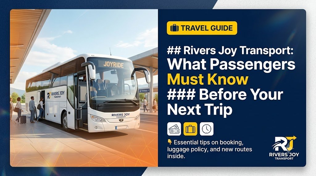 Rivers Joy Transport: What Passengers Should Know Before Their Next Trip