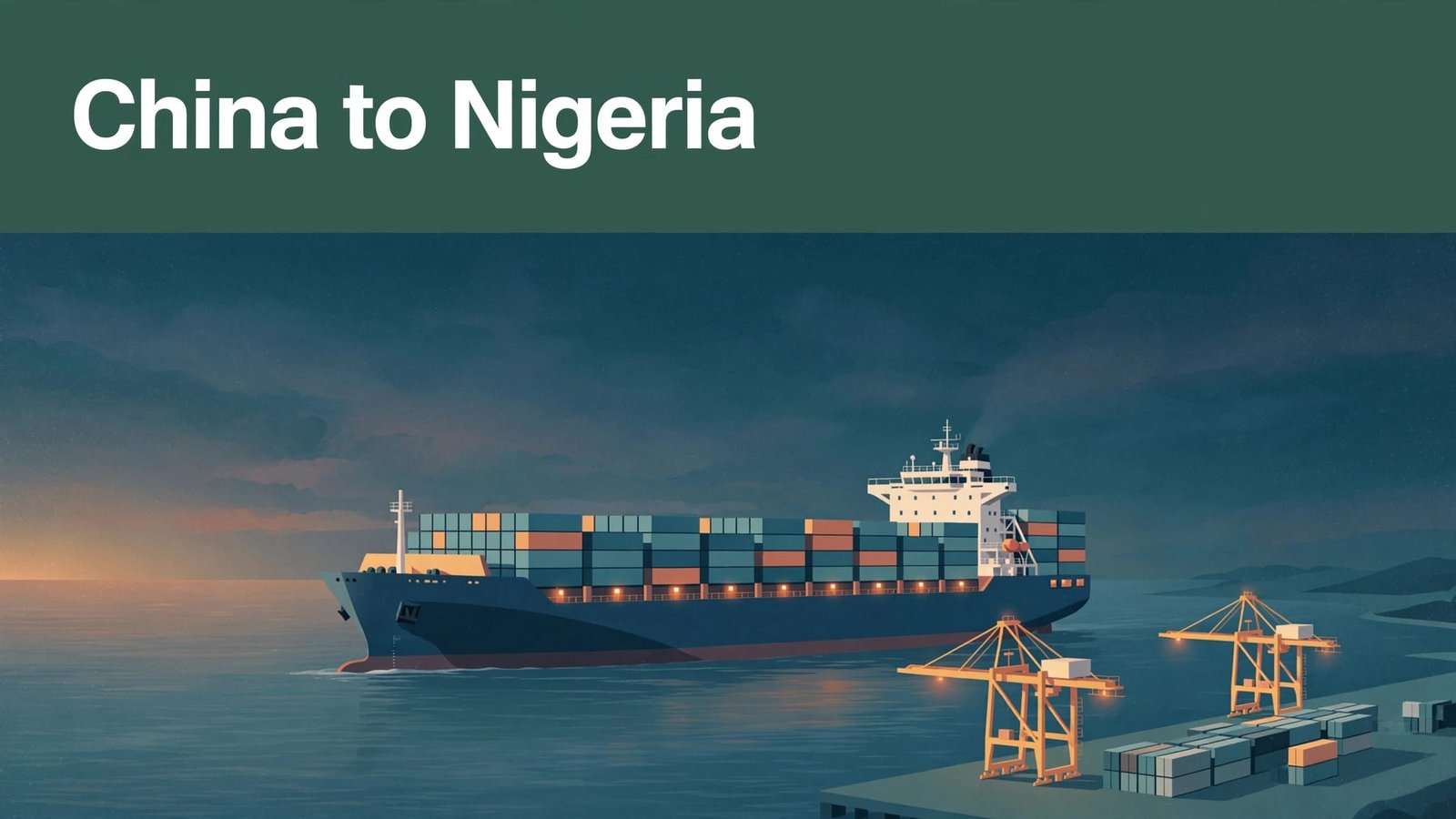 best shipping company from china to nigeria