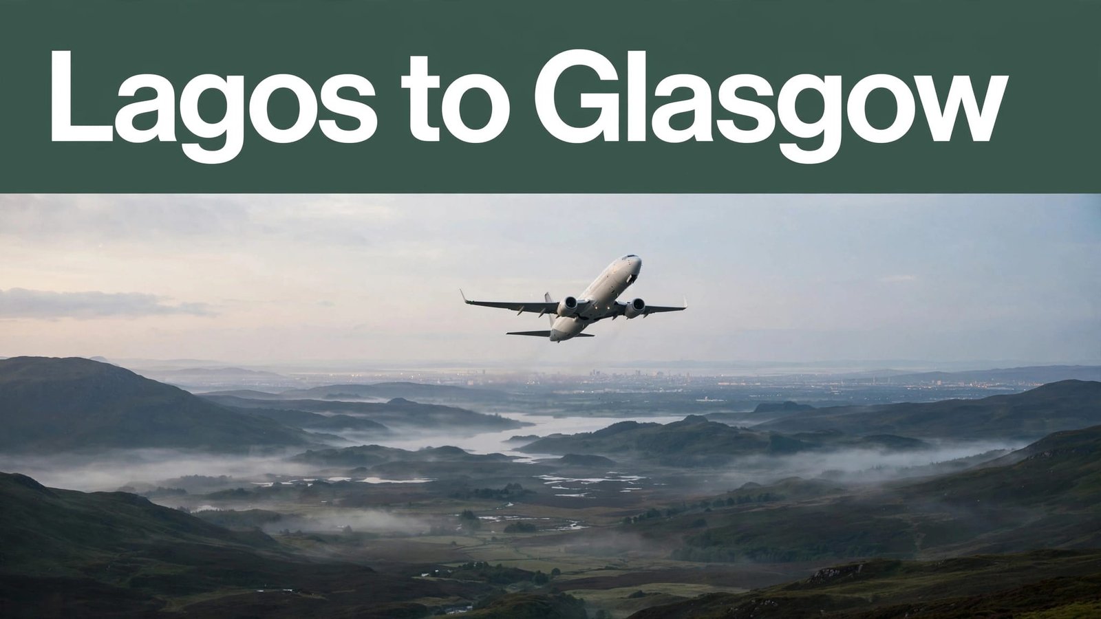 flights from lagos to glasgow