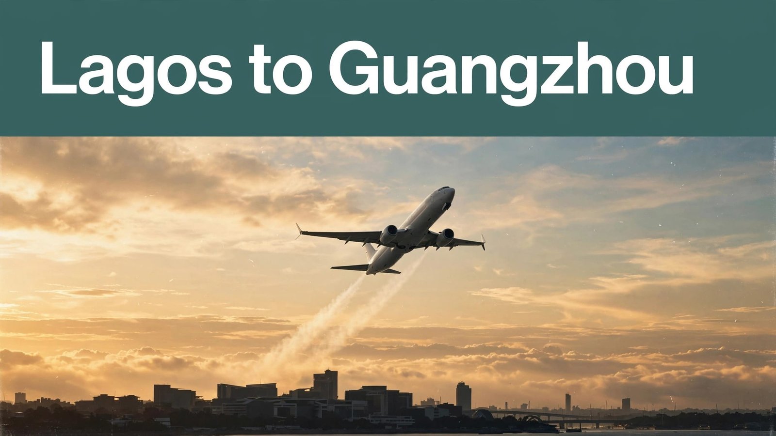 flights from lagos to guangzhou