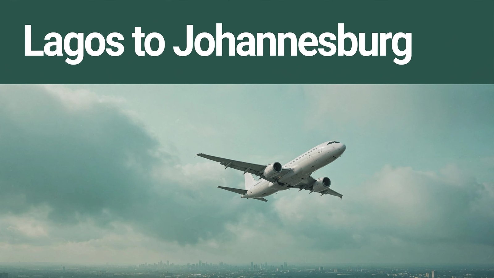 flights from lagos to johannesburg