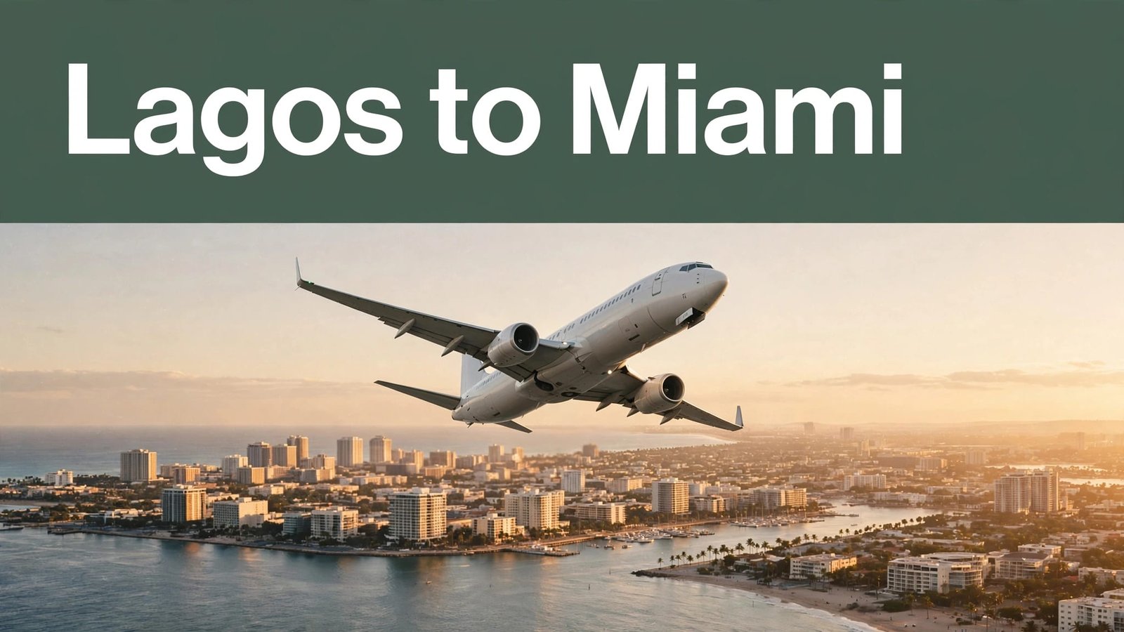flights from lagos to miami
