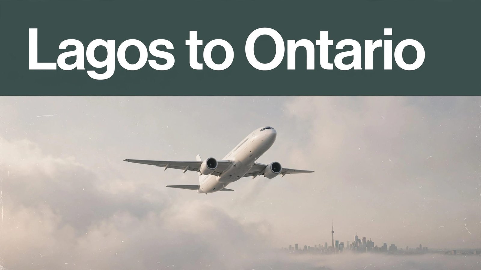 flights from lagos to ontario