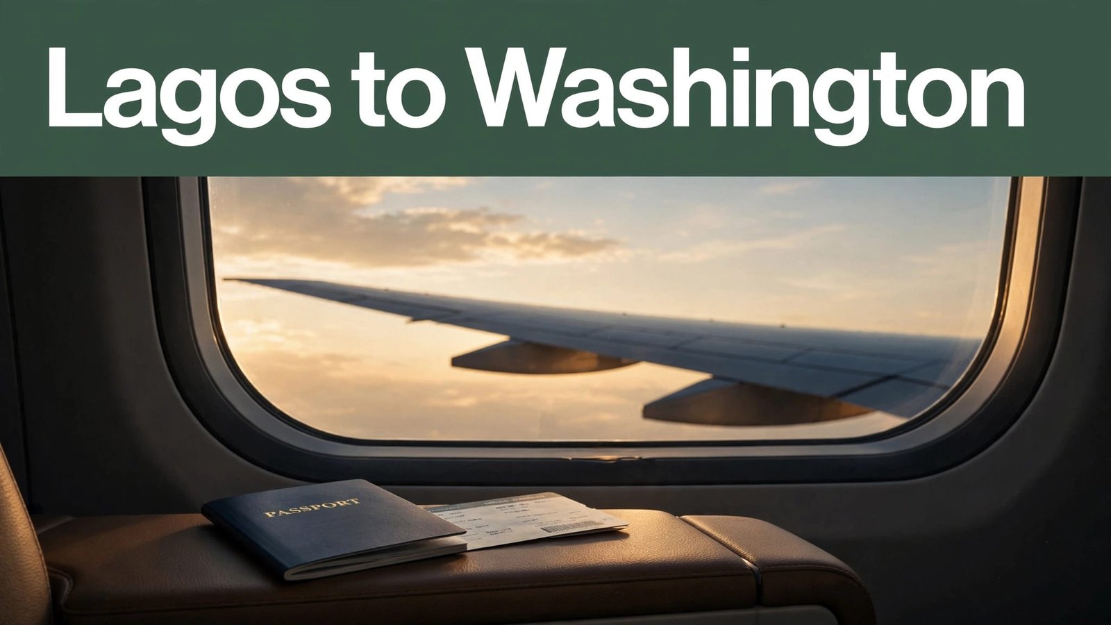 flights from lagos to washington
