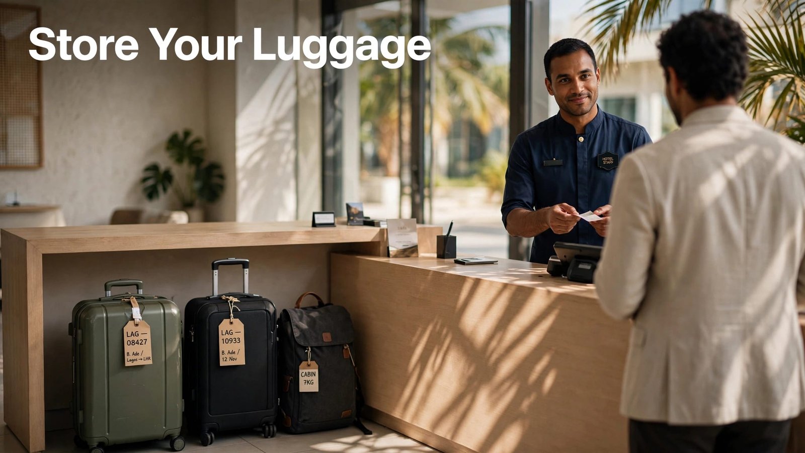 how to store luggage in Lagos