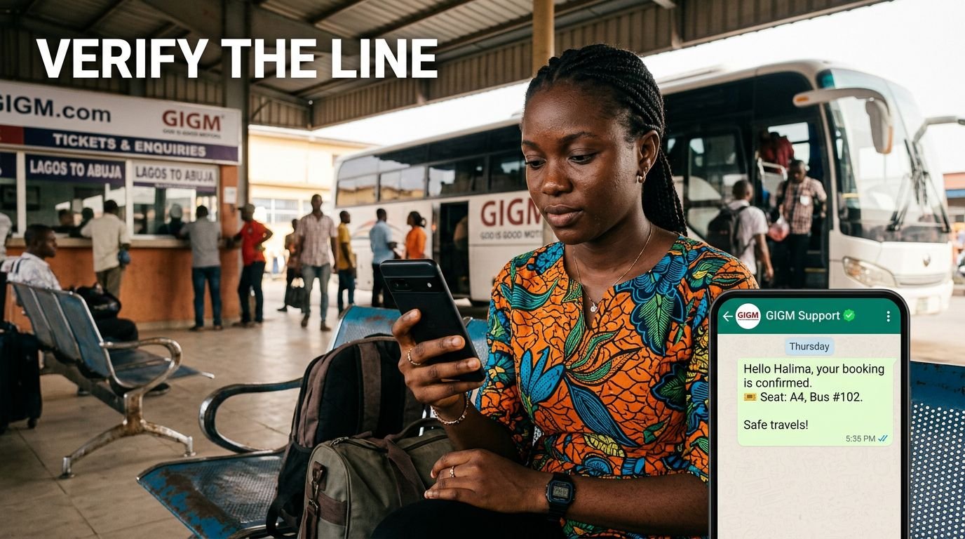 WhatsApp booking line