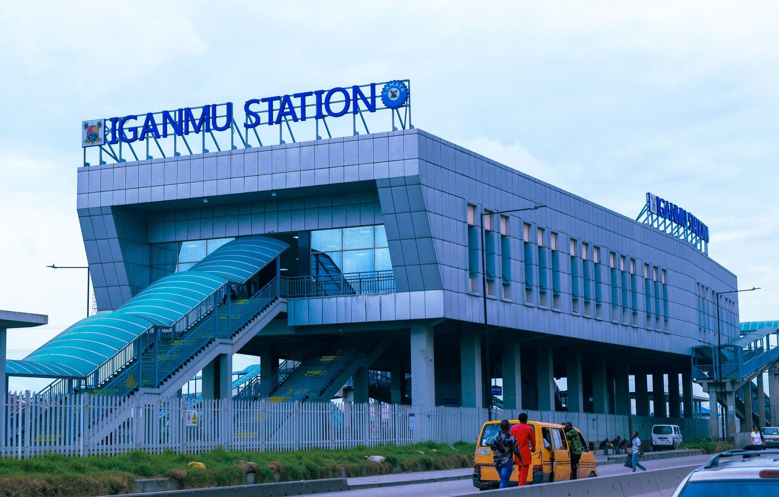View of Iganmu Station showcasing modern architecture and urban transport in Lagos